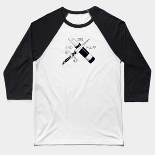 Sad Girl Squad Baseball T-Shirt